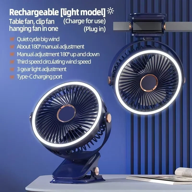 Portable Rechargeable Wireless Fan