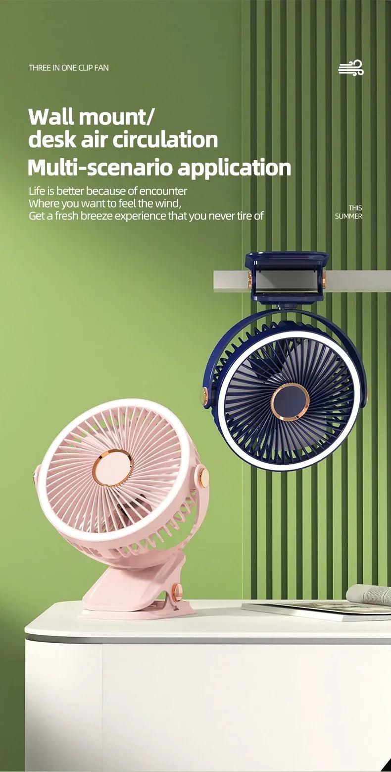 Portable Rechargeable Wireless Fan
