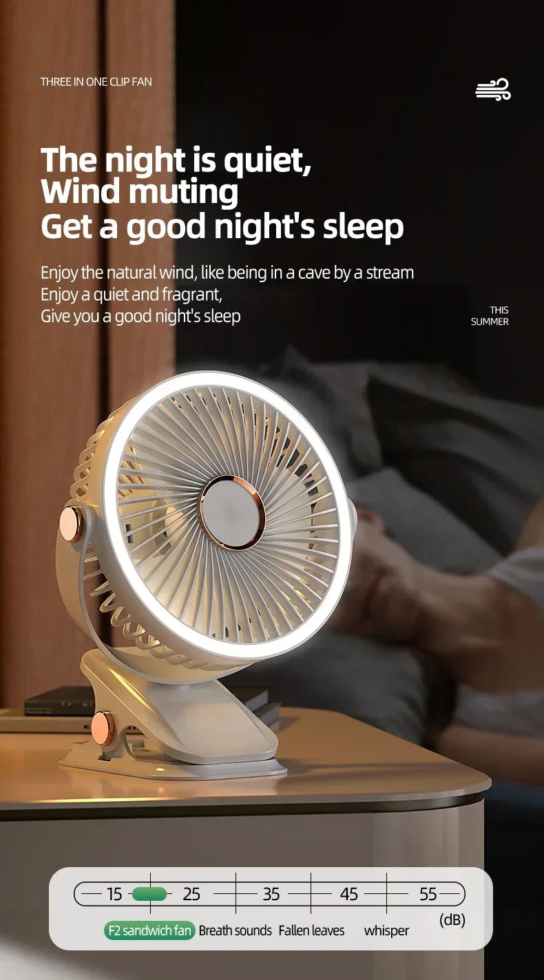 Portable Rechargeable Wireless Fan