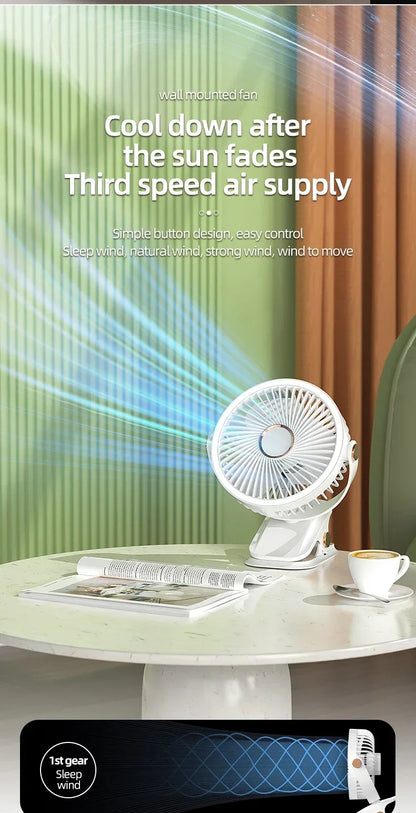 Portable Rechargeable Wireless Fan