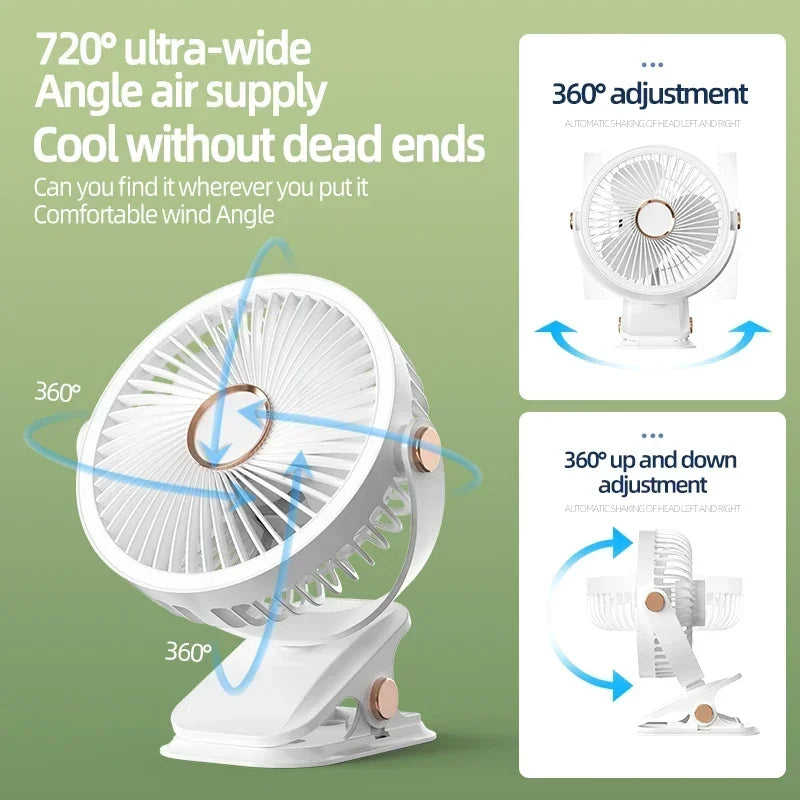 Portable Rechargeable Wireless Fan