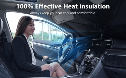 Car Foldable Windshield Sun Shade Umbrella
