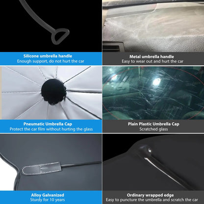 Car Foldable Windshield Sun Shade Umbrella