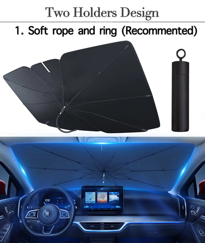 Car Foldable Windshield Sun Shade Umbrella