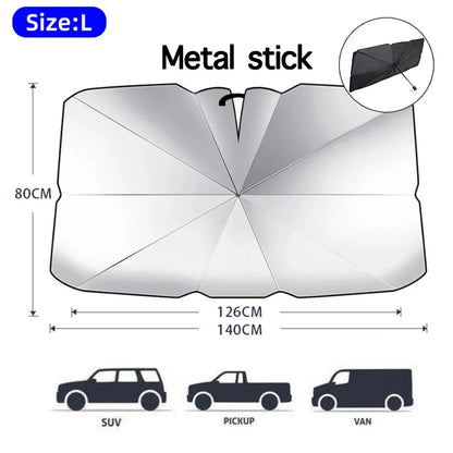 Car Foldable Windshield Sun Shade Umbrella