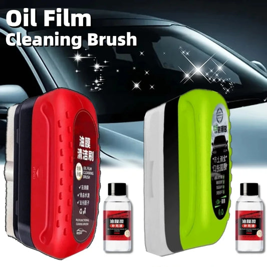 Car Glass Oil Film Cleaning Brush