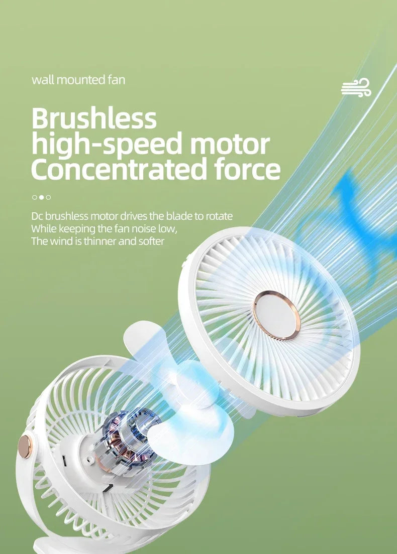 Portable Rechargeable Wireless Fan