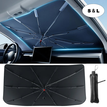 Car Foldable Windshield Sun Shade Umbrella