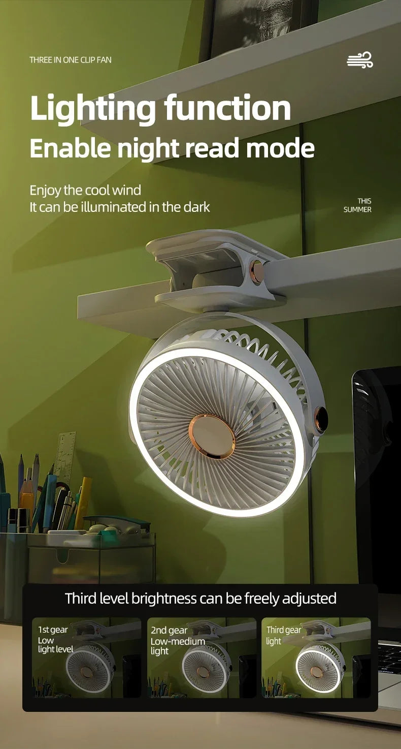 Portable Rechargeable Wireless Fan