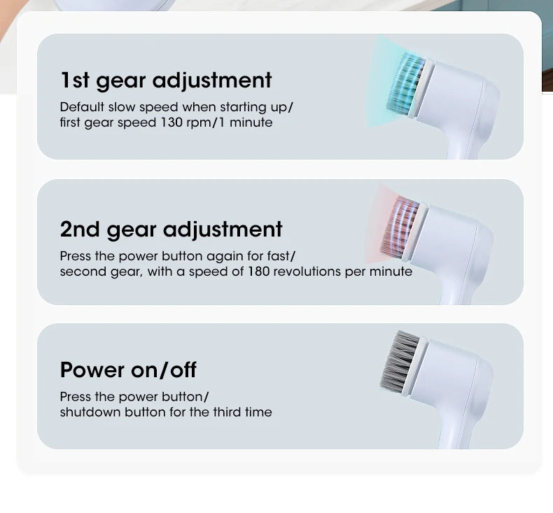 Electric Spin Scrubber
