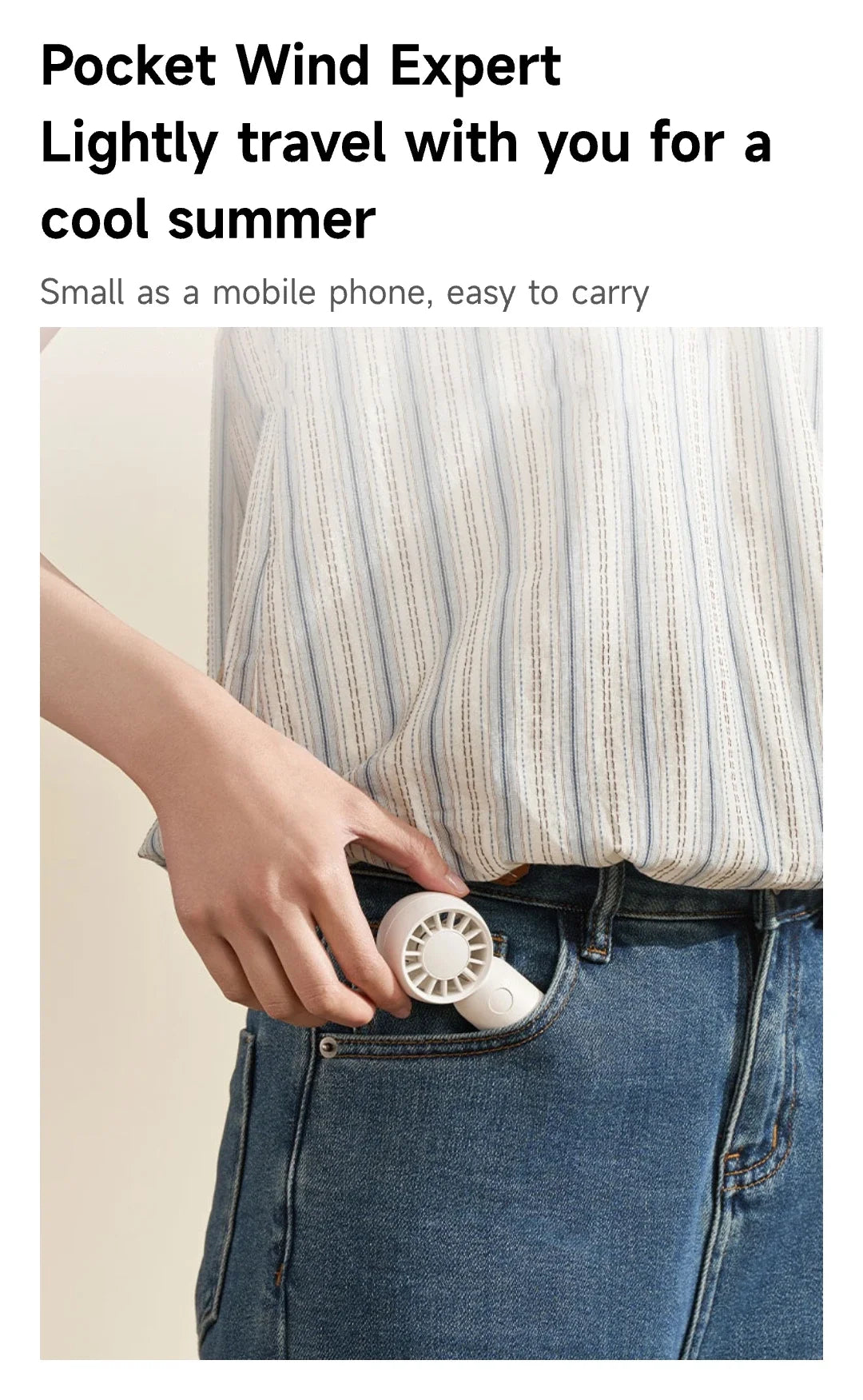 Handy Pocket Portable Mini Fan