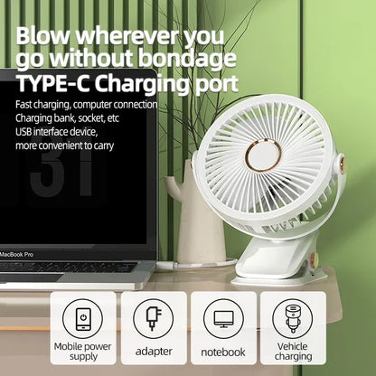 Portable Rechargeable Wireless Fan