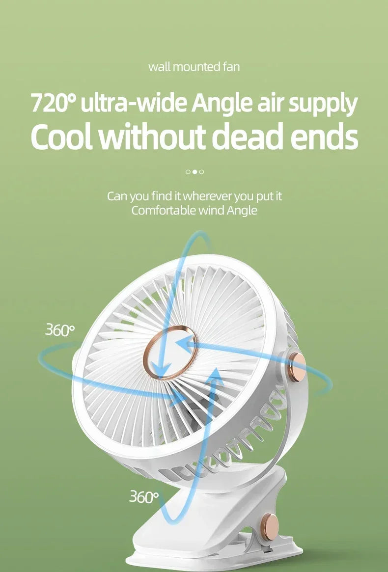 Portable Rechargeable Wireless Fan