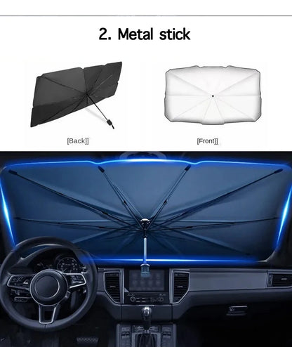 Car Foldable Windshield Sun Shade Umbrella
