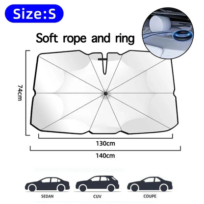 Car Foldable Windshield Sun Shade Umbrella